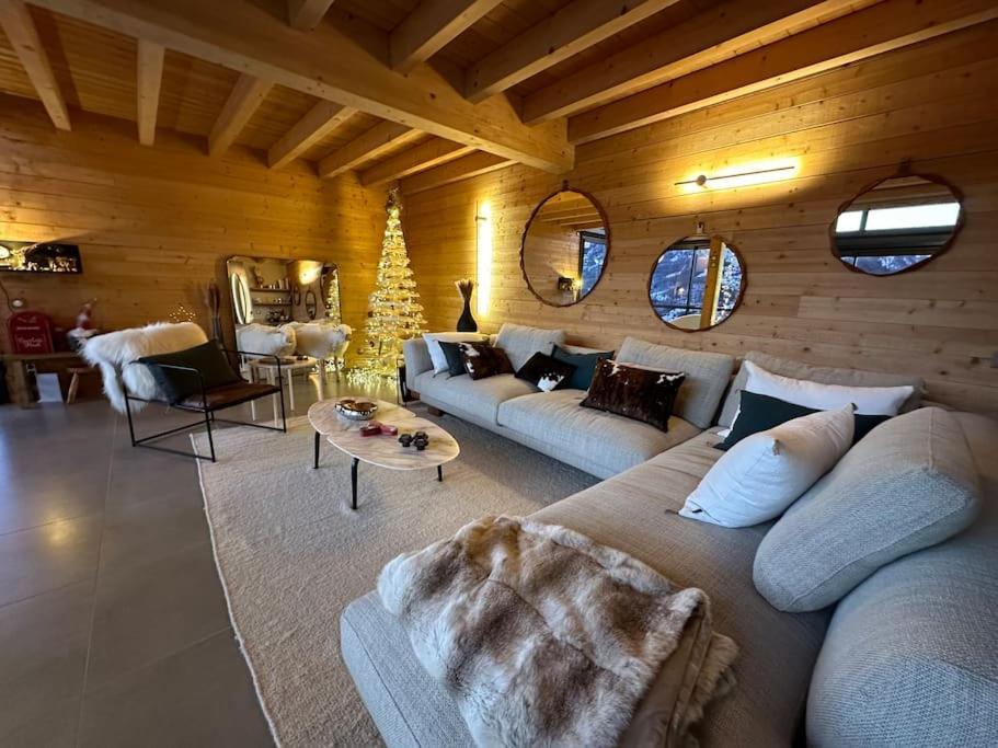 Chalet D'Architecte Avec Vue Panoramique Allos Exterior foto